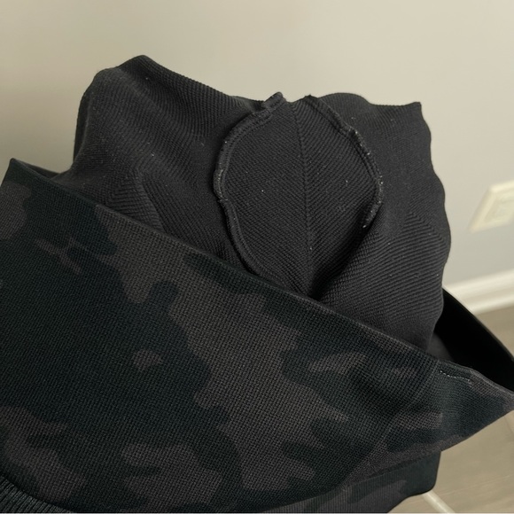 Spanx Look At Me Now Camo Seamless Cropped Leggings M Ankle Length High Rise - Picture 8 of 12